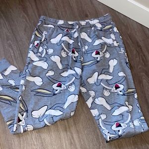 H&M Unisex gray M Bugs Bunny printed sweats